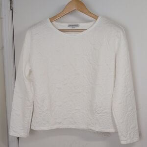 SAN FRANCISCO WHITE TEXTURED TOP SIZE SMALL